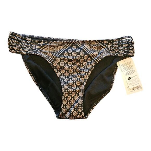 SOLD!! NWT ATHLETA Aqualuxe Printed Bikini Bottom - Size Large - Picture 1 of 6